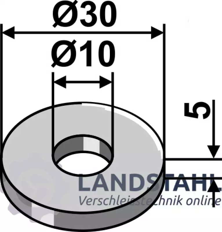 Buchse für Strohhäcksler-Messer